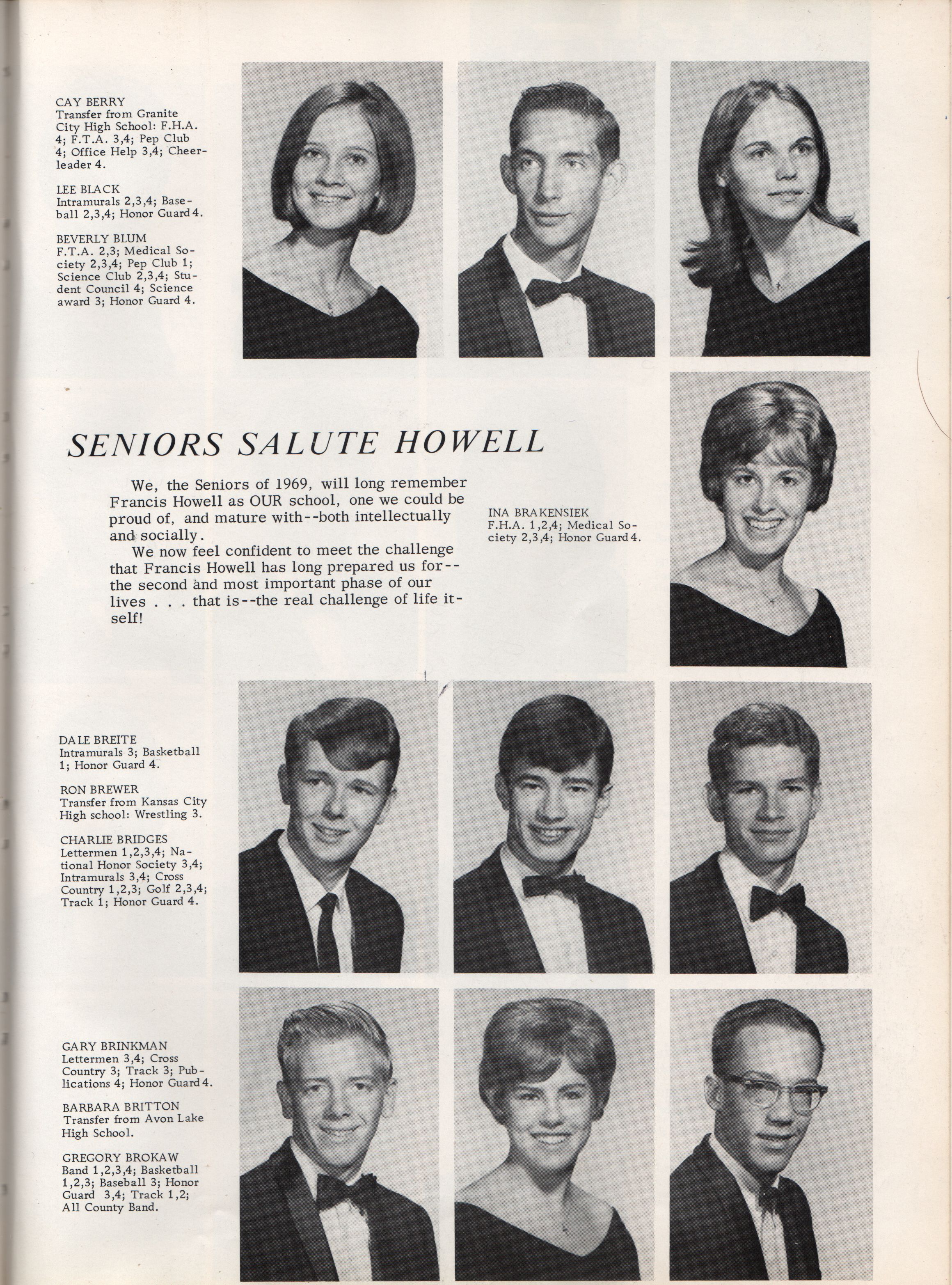 Francis Howell High School 1969 Yearbook (2/17)